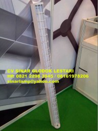 Kap Lampu TL Wire Guard Kerangka Pelindung Besi